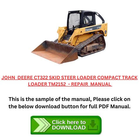 2007 john deere ct322 skid steer|john deere ct322 manual.